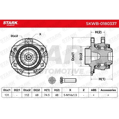 Wheel Bearing Stark SKWB-0180337 SKWB-0180337 - photo 4