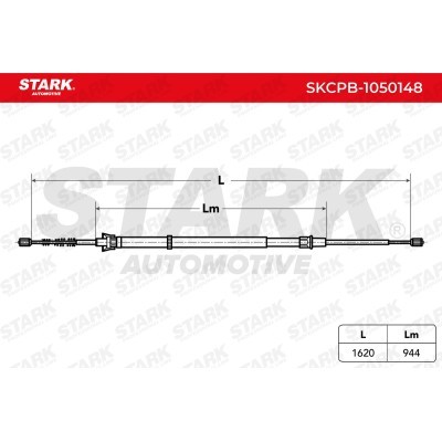 Cable Pull, Parking Brake Stark SKCPB-1050148 SKCPB-1050148 - photo 3