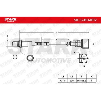 Lambda (Oxygen) Sensor Stark SKLS-0140112 SKLS-0140112 - photo 5