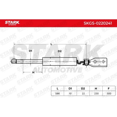 Gas Spring, boot-/cargo area Stark SKGS-0220241 SKGS-0220241 - photo 5