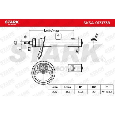 Shock Absorber Stark SKSA-0131738 SKSA-0131738 - photo 3