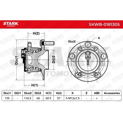 Wheel Bearing Stark SKWB-0181305 SKWB-0181305 - photo 6