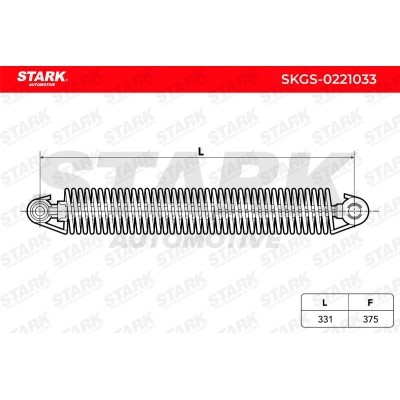 Gas Spring, boot-/cargo area Stark SKGS-0221033 SKGS-0221033 - photo 8