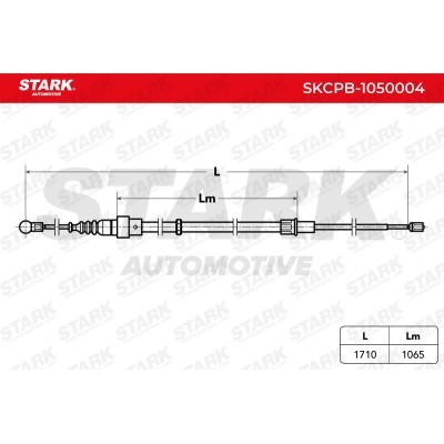 Cable Pull, Parking Brake Stark SKCPB-1050004 SKCPB-1050004 - photo 3