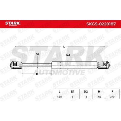 Gas Spring, boot-/cargo area Stark SKGS-0220187 SKGS-0220187 - photo 5