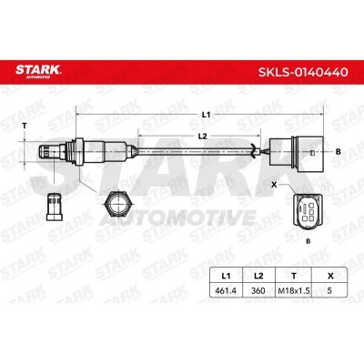 Lambda (Oxygen) Sensor Stark SKLS-0140440 SKLS-0140440 - photo 6