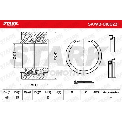 Wheel Bearing Stark SKWB-0180231 SKWB-0180231 - photo 6