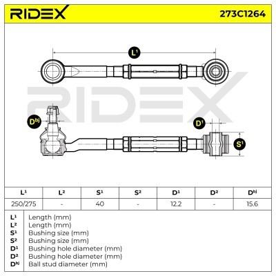 Control Arm RIDEX 273C1264 273C1264 - photo 5