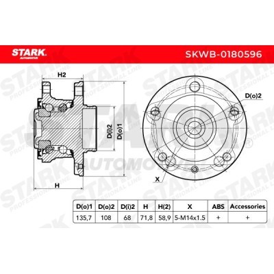 Wheel Bearing Stark SKWB-0180596 SKWB-0180596 - photo 6