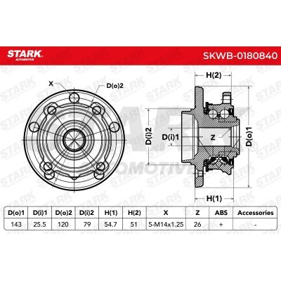 Wheel Bearing Stark SKWB-0180840 SKWB-0180840 - photo 5