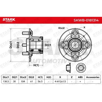 Wheel Bearing Stark SKWB-0181314 SKWB-0181314 - photo 5