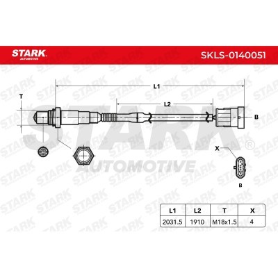 Lambda (Oxygen) Sensor Stark SKLS-0140051 SKLS-0140051 - photo 7