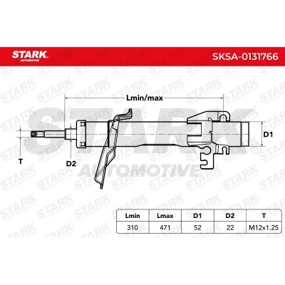 Shock Absorber Stark SKSA-0131766 SKSA-0131766 - photo 3
