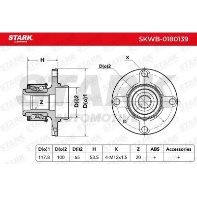 Wheel Bearing Stark SKWB-0180139 SKWB-0180139 - photo 4