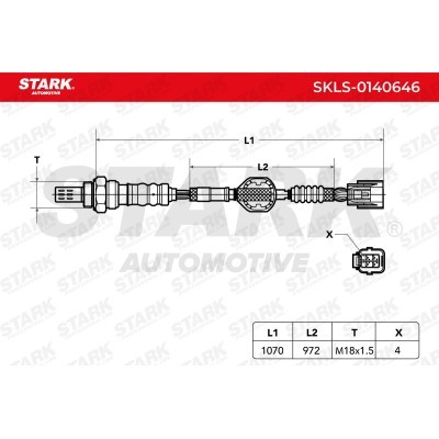 Lambda (Oxygen) Sensor Stark SKLS-0140646 SKLS-0140646 - photo 6