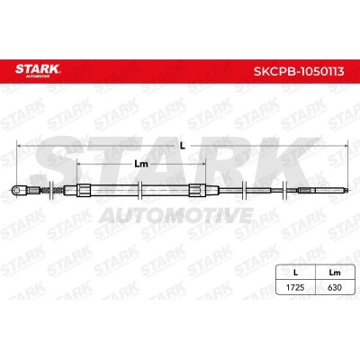 Cable Pull, Parking Brake Stark SKCPB-1050113 SKCPB-1050113 - photo 3