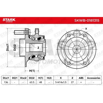 Wheel Bearing Stark SKWB-0181315 SKWB-0181315 - photo 3