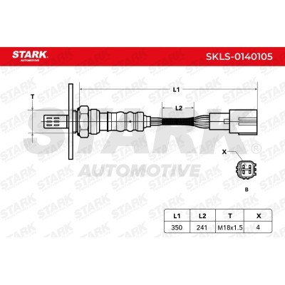 Lambda (Oxygen) Sensor Stark SKLS-0140105 SKLS-0140105 - photo 6