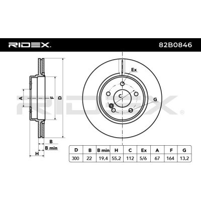Brake Disc RIDEX 82B0846 82B0846 - photo 4