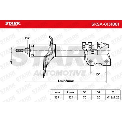 Shock Absorber Stark SKSA-0131881 SKSA-0131881 - photo 5