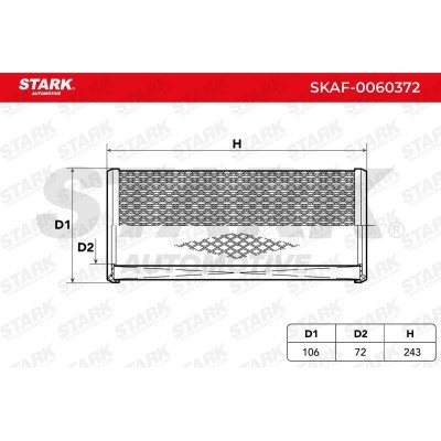 Air Filter Stark SKAF-0060372 SKAF-0060372 - photo 4