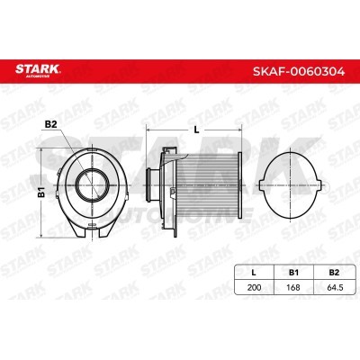 Air Filter Stark SKAF-0060304 SKAF-0060304 - photo 3