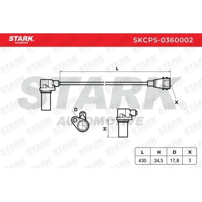 Crankshaft Pulse Sensor Stark SKCPS-0360002 SKCPS-0360002 - photo 3