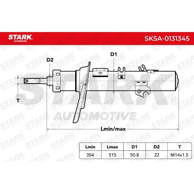 Shock Absorber Stark SKSA-0131345 SKSA-0131345 - photo 3