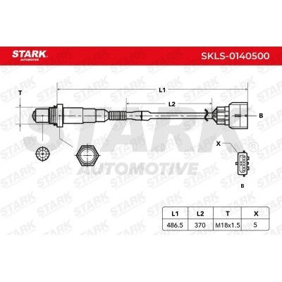 Lambda (Oxygen) Sensor Stark SKLS-0140500 SKLS-0140500 - photo 6
