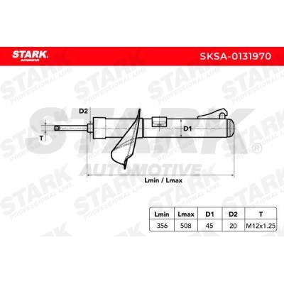 Shock Absorber Stark SKSA-0131970 SKSA-0131970 - photo 4