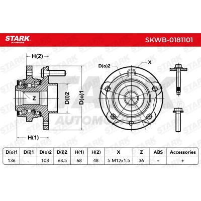 Wheel Bearing Stark SKWB-0181101 SKWB-0181101 - photo 7