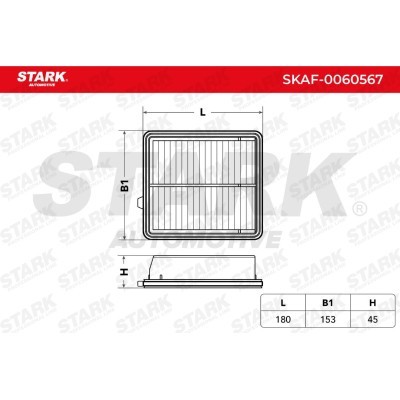 Air Filter Stark SKAF-0060567 SKAF-0060567 - photo 6