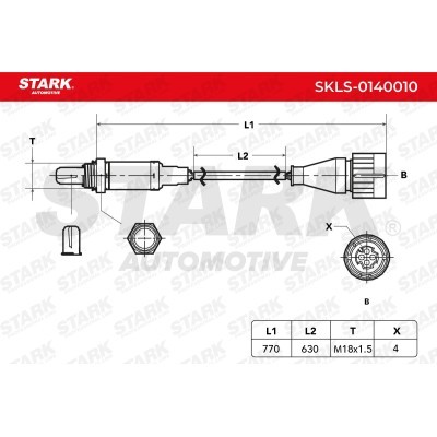 Lambda (Oxygen) Sensor Stark SKLS-0140010 SKLS-0140010 - photo 3