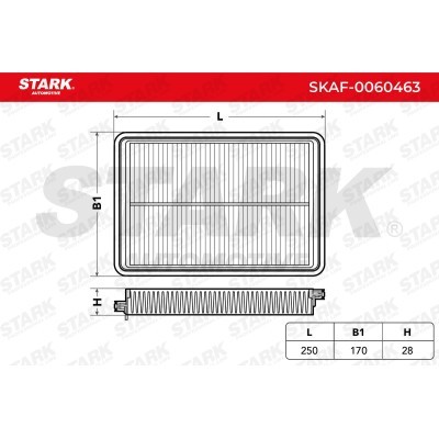 Air Filter Stark SKAF-0060463 SKAF-0060463 - photo 5