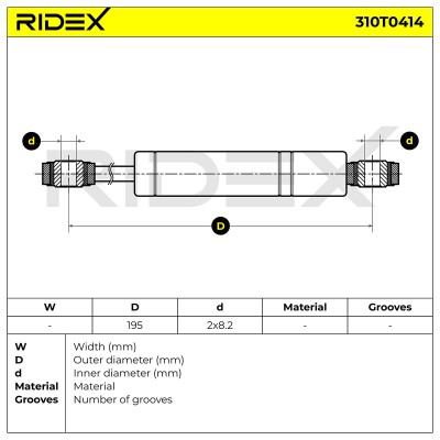 Belt Tensioner V-Ribbed Belt RIDEX 310T0414 310T0414 - photo 7