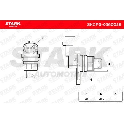 Crankshaft Pulse Sensor Stark SKCPS-0360056 SKCPS-0360056 - photo 5