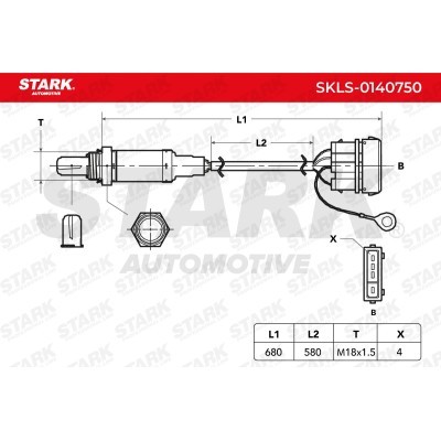 Lambda (Oxygen) Sensor Stark SKLS-0140750 SKLS-0140750 - photo 6