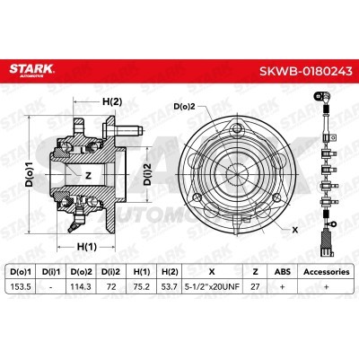 Wheel Bearing Stark SKWB-0180243 SKWB-0180243 - photo 7