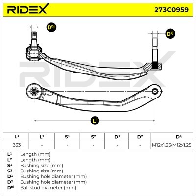 Control Arm RIDEX 273C0959 273C0959 - photo 6