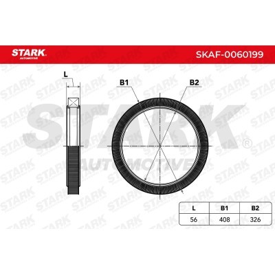 Air Filter Stark SKAF-0060199 SKAF-0060199 - photo 3