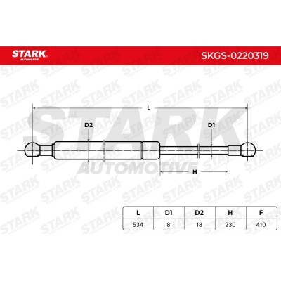 Gas Spring, boot-/cargo area Stark SKGS-0220319 SKGS-0220319 - photo 5