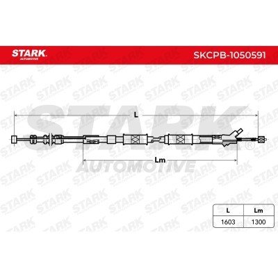 Cable Pull, Parking Brake Stark SKCPB-1050591 SKCPB-1050591 - photo 6