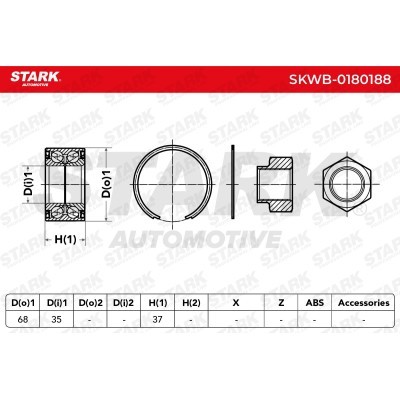 Wheel Bearing Stark SKWB-0180188 SKWB-0180188 - photo 2