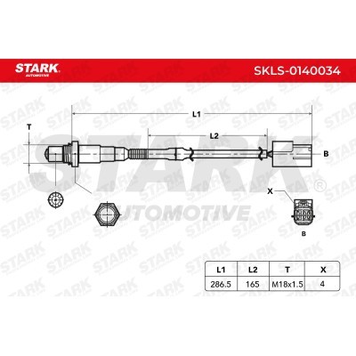 Lambda (Oxygen) Sensor Stark SKLS-0140034 SKLS-0140034 - photo 6
