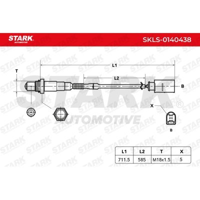 Lambda (Oxygen) Sensor Stark SKLS-0140438 SKLS-0140438 - photo 6