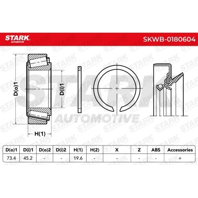 Wheel Bearing Stark SKWB-0180604 SKWB-0180604 - photo 3