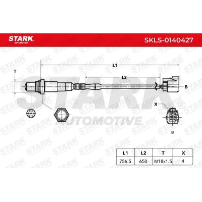 Lambda (Oxygen) Sensor Stark SKLS-0140427 SKLS-0140427 - photo 6