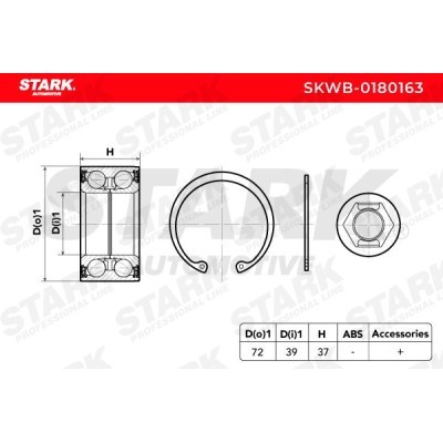 Wheel Bearing Stark SKWB-0180163 SKWB-0180163 - photo 2