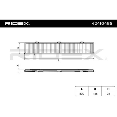Cabin Air Filter RIDEX 424I0485 424I0485 - photo 6