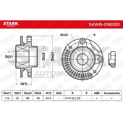 Wheel Bearing Stark SKWB-0180331 SKWB-0180331 - photo 4